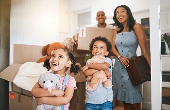 Young family of new San Diego homeowners