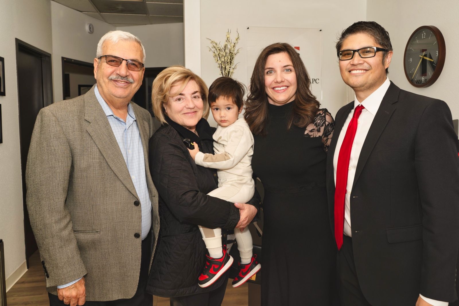 Mark Ignacio and family at Ribbon-Cutting Ceremony | San Diego estate planning attorney